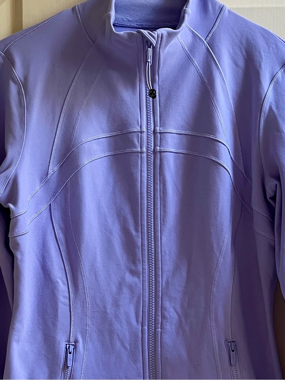 LN!🍒LULULEMON sz 12 DEFINE Jacket LILAC SMOKE Lavender Purple Full-Length *LUON - Picture 2 of 4